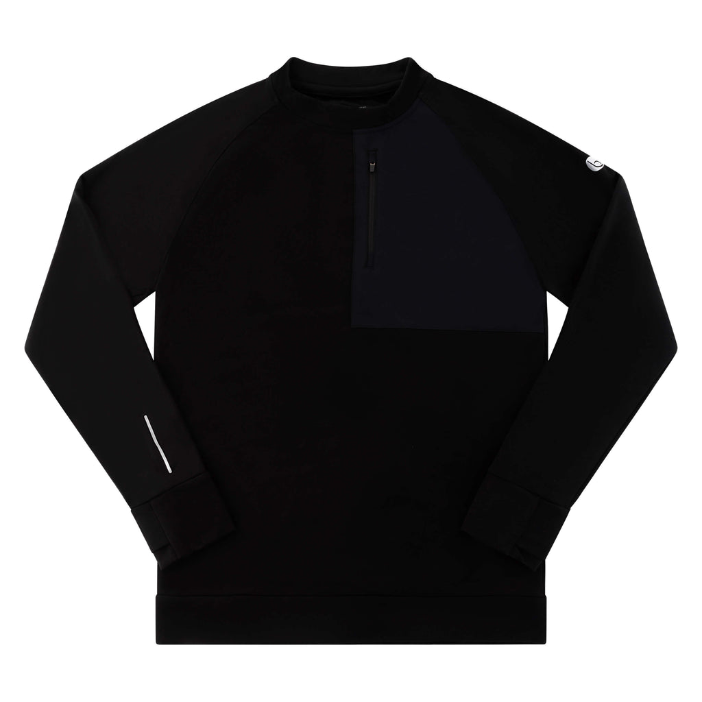 Flatlay of the Belu Life mens Bergen fleece pullover